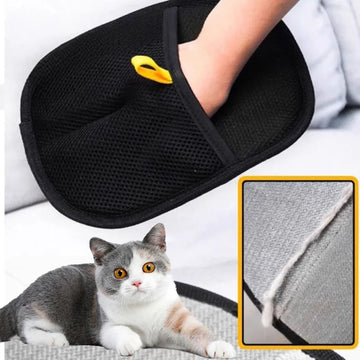 Pet Grooming Glove – Gentle Deshedding & Hair Remover Brush for Dogs & Cats