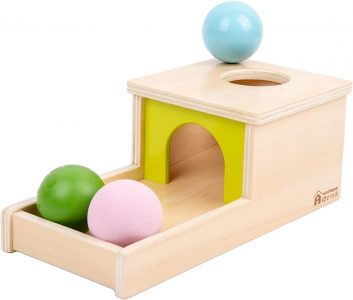 Montessori Object Permanence Box with Ball